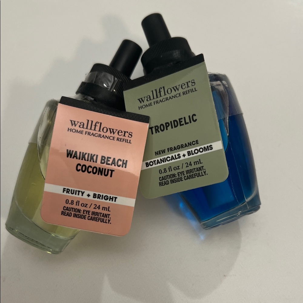 Wallflowers Home Fragrance Refill Set Waikiki beach coconut abs Tropiselic